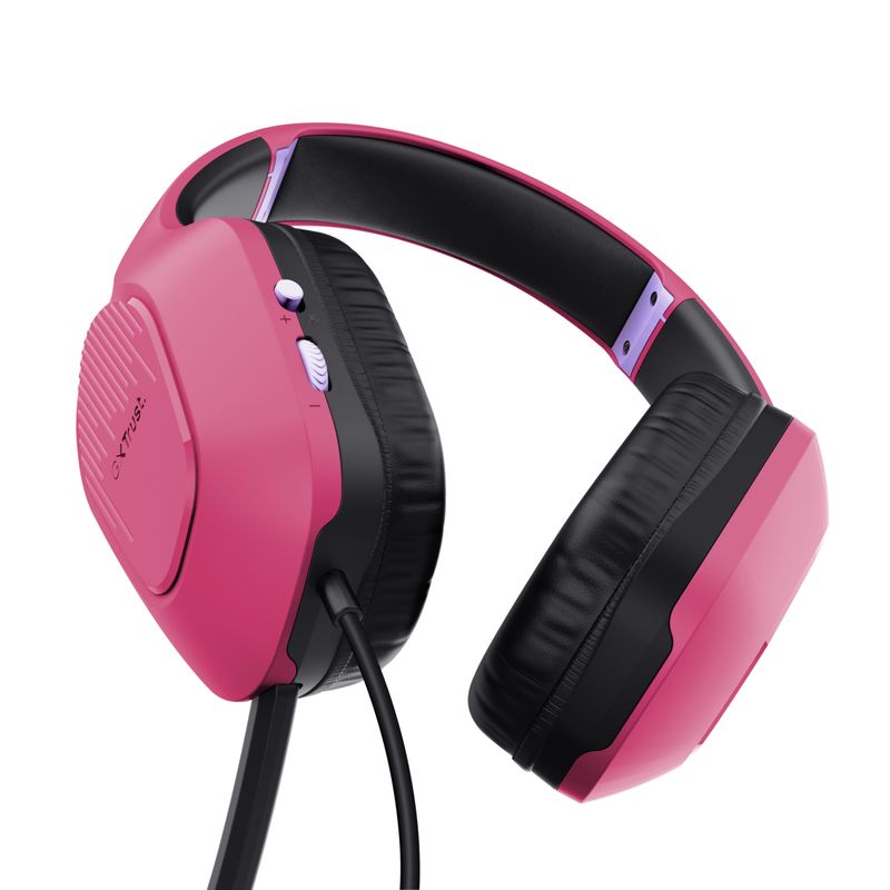 Trust-GXT-415P-Zirox-Auricolare-Cablato-A-Padiglione-Giocare-Rosa