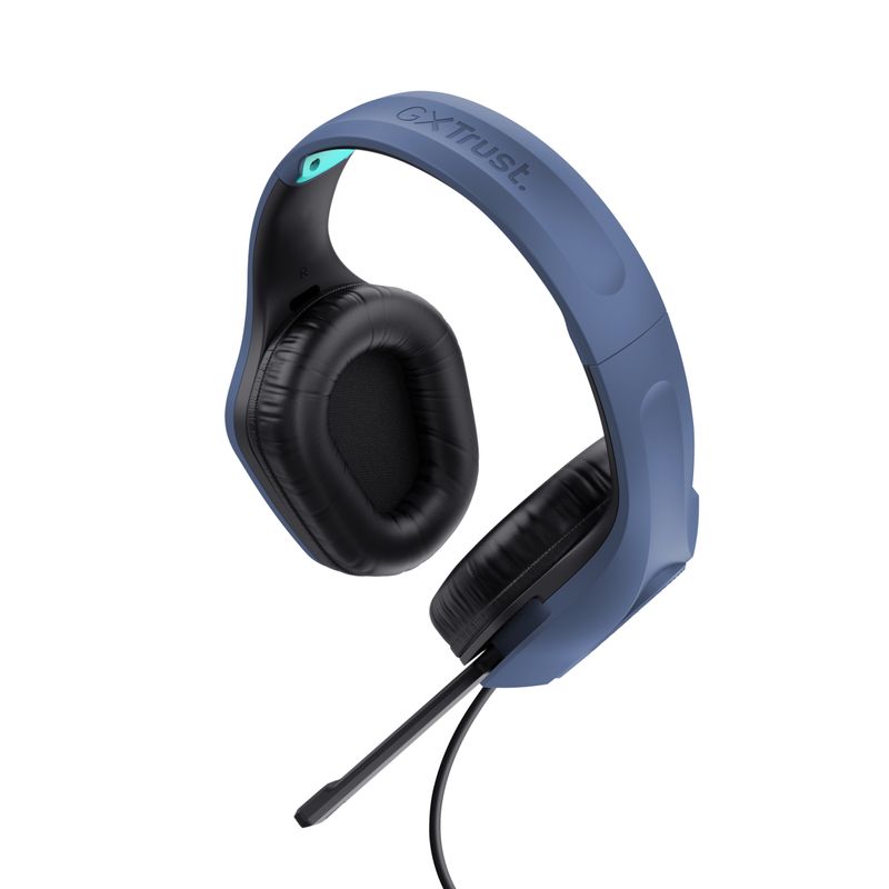 Trust-GXT-415B-Zirox-Auricolare-Cablato-A-Padiglione-Giocare-Blu