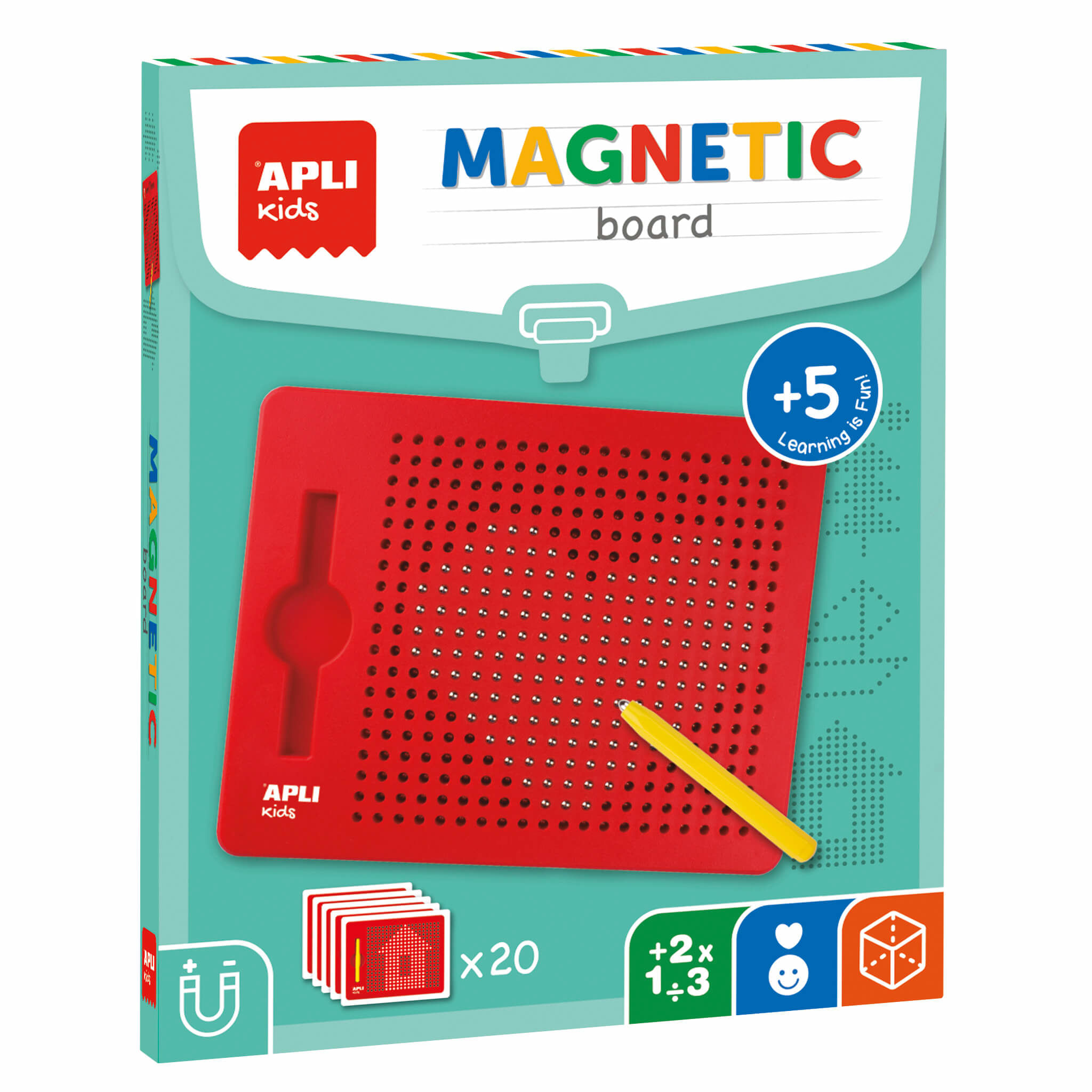 Apli La lavagna magnetica Apli favorisce la concentrazione e favorisce il lavoro logico-matematico