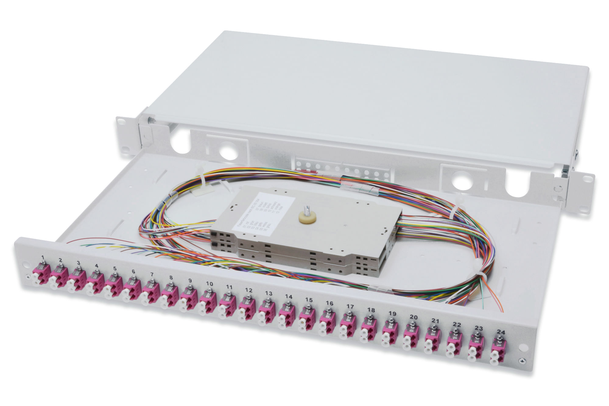 Digitus Cassetto Fibra Ottica 24 Connettori Lc Duplex Om4 Con Pigtail Digitus