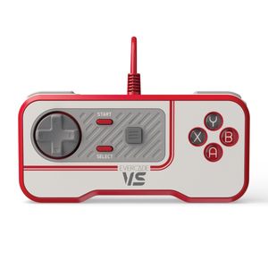 Blaze Entertainment Blaze Evercade VS Wired Controller Rosso, Bianco USB Gamepad Analogico