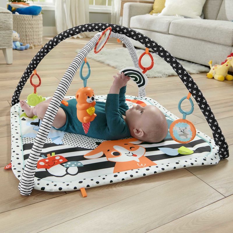 Fisher-Price-HBP41-palestra-per-bambino-e-tappeto-di-gioco-Multicolore-Palestrina-a-tappeto-per-bambino