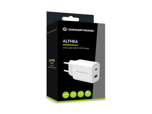 Conceptronic-ALTHEA11W-Caricabatterie-per-dispositivi-mobili-Universale-Bianco-AC-Ricarica-rapida-Interno