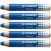 Stabilo-MARKdry-Pennarello-per-lavagna---Mina-XXL-da-10-mm---Legno-certificato-100--CFRP---Colore-blu