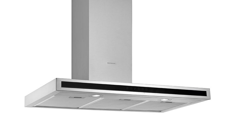 Silverline-3173-Cappa-aspirante-a-parete-Nero-Acciaio-inox-593-m³-h