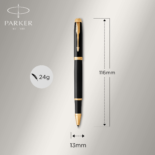 Parker-IM-Penna-Roller-Nero-con-Ricarica