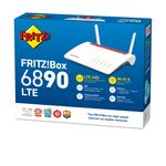 Avm Fritz FRITZ!Box Box 6890 LTE router wireless Gigabit Ethernet Dual-band (2.4 GHz/5 GHz) 4G Rosso, Bianco