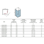 Box Doccia Flora H190 Cristallo Anticalcare 6mm Satine - 79x149