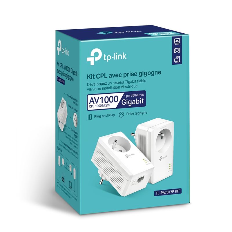 Tp-link-tl-pa7017pkit-fr--1000-mbit-s-collegamento-ethernet-lan-bianco-2-pz