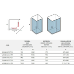 Box Doccia Doppia Scorrevole 8mm Anticalcare Acciaio Inox H190 - 89x99