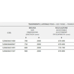 Box Doccia Profili Bianchi Scorrevole 8mm Anticalcare H200 - 74x100