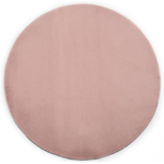 vidaXL Tappeto 80 cm Pelliccia di Coniglio Sintetica Rosa Antico