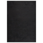 Tappeto Shaggy a Pelo Alto Nero 140x200 cm