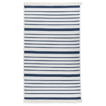 Tappeto Blu Marino 120x180 cm in Cotone
