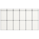 Parete Espositiva Pieghevole 18 Pannelli 362x200 cm Bianchi