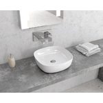 Lavabo Da Appoggio In Ceramica Bianca 37,5x37,5 WKG2184