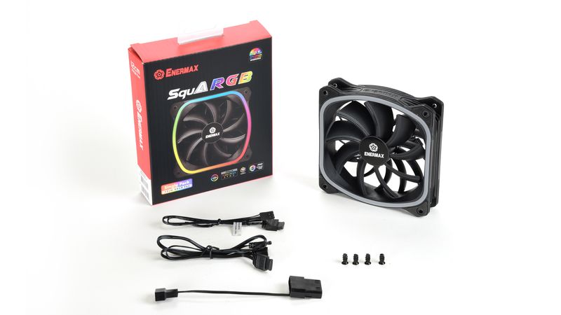 Enermax-SquA-RGB-Case-per-computer-Ventilatore-12-cm-Nero