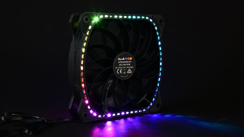 Enermax-SquA-RGB-Case-per-computer-Ventilatore-12-cm-Nero