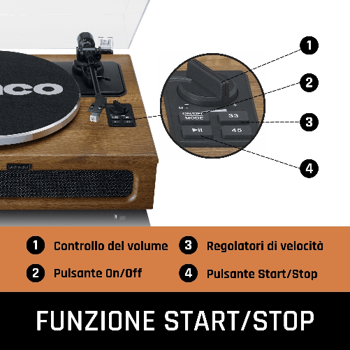 Lenco-LS-410---Giradischi-Bluetooth-con-Altoparlante-Integrato