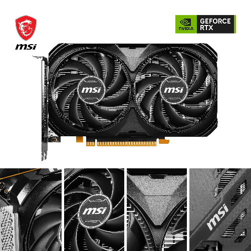 MSI-GeForce-RTX-4060-VENTUS-2X-BLACK-8G-OC---Scheda-Video-Gaming