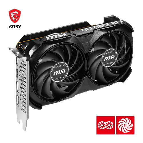 MSI-GeForce-RTX-4060-VENTUS-2X-BLACK-8G-OC---Scheda-Video-Gaming