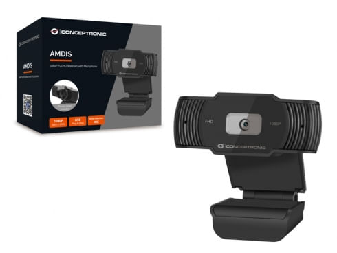 Conceptronic-AMDIS04B-webcam-1920-x-1080-Pixel-USB-2.0-Nero