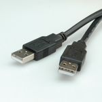 ROLINE-11.02.8918-cavo-USB-18-m-USB-2.0-USB-A-Nero