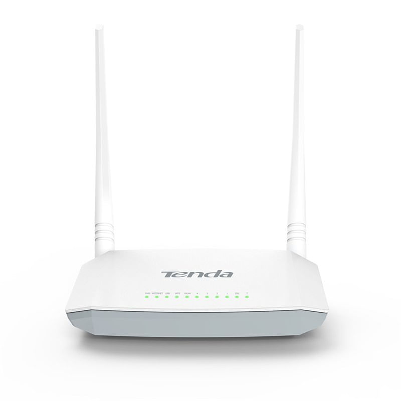 Tenda-D301v2-router-wireless-Fast-Ethernet-Banda-singola--2.4-GHz--Bianco