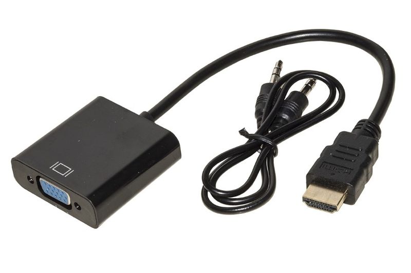 Link-Accessori-LKADAT10-cavo-e-adattatore-video-015-m-HDMI---3.5mm-VGA--D-Sub----3.5mm-Nero