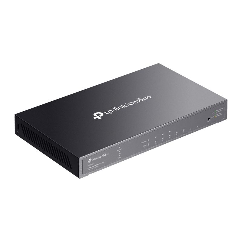 TP-Link-TL-SG2008P-switch-di-rete-Gestito-L2-L2--Gigabit-Ethernet--10-100-1000--Supporto-Power-over-Ethernet--PoE--Nero