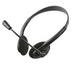 Trust-ZIVA-CHAT-HEADSET-Auricolare-Cablato-A-Padiglione-Musica-e-Chiamate-Nero