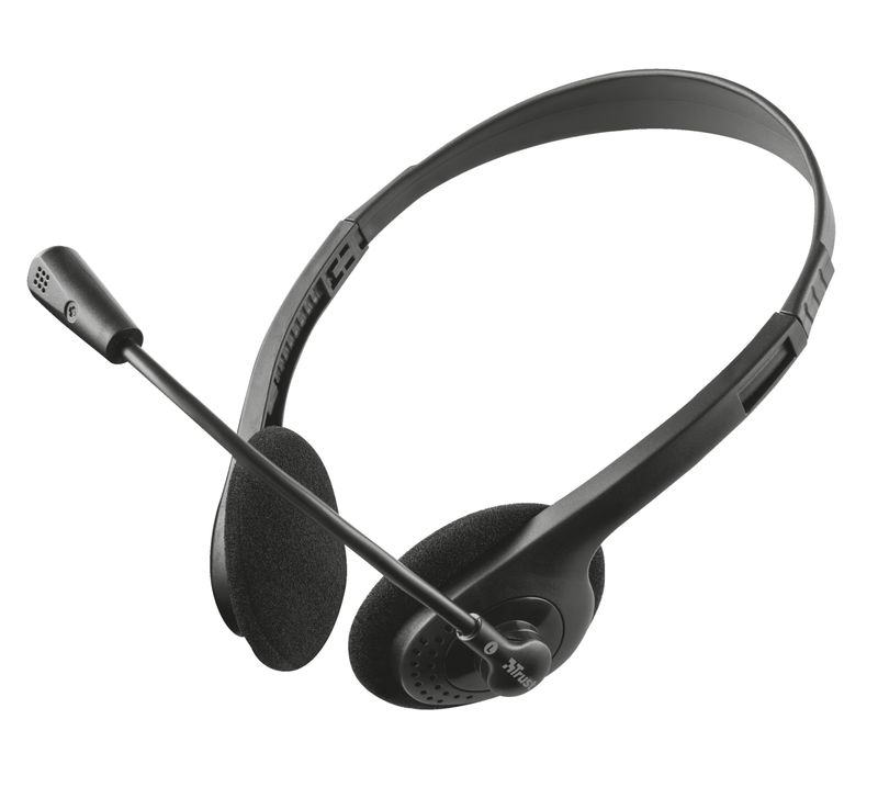 Trust-ZIVA-CHAT-HEADSET-Auricolare-Cablato-A-Padiglione-Musica-e-Chiamate-Nero