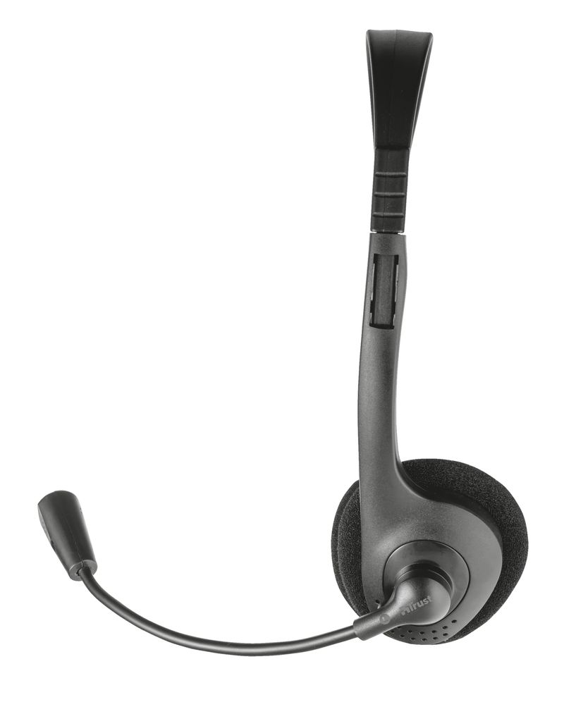 Trust-ZIVA-CHAT-HEADSET-Auricolare-Cablato-A-Padiglione-Musica-e-Chiamate-Nero