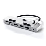 Satechi ST-TCIMHS replicatore di porte e docking station per laptop USB 3.2 Gen 1 (3.1 Gen 1) Type-C Argento