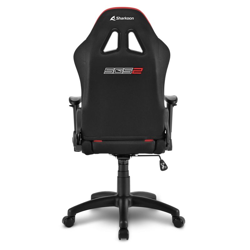 Sharkoon-Skiller-SGS2-Jr.-Sedia-per-gaming-universale-Seduta-imbottita-Nero-Rosso