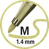 STABILO-Pen-68-metallic-marcatore-Medio-Verde-1-pz
