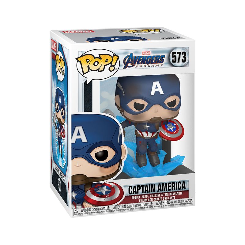 FUNKO-POP-Marvel--Endgame--Capt-A-w-Broken-Shield---Mjolnir