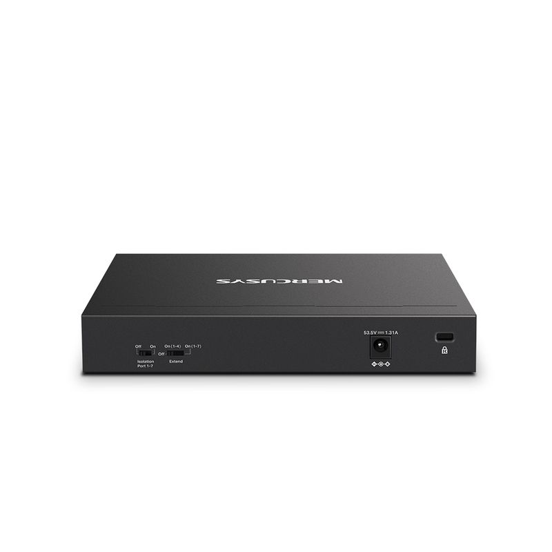 Mercusys-MS108GP-switch-di-rete-Gestito-Gigabit-Ethernet--10-100-1000--Supporto-Power-over-Ethernet--PoE--Nero