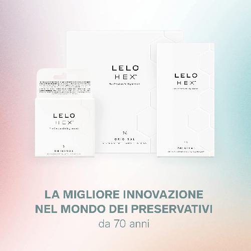 LELO-HEX-Original-Preservativi-Ultra-Sottili-Rinforzati-Leggermente-lubrificati-Condom-Preservativi-con-rilievi-e-nervature-Diametro-54-mm--Confezione-da-12-