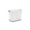 KIS-K-Latch-Box-Armadietto-portaoggetti-Rettangolare-Arancione-Trasparente