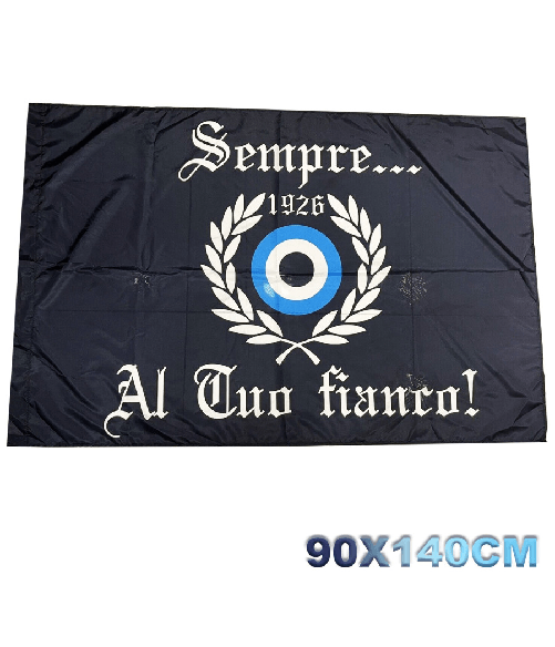 Trade Shop Traesio-bandiera Forza Napoli Festa 3 Scudetto Sempre Al Tuo Fianco 1926 Curva 90x140cm -