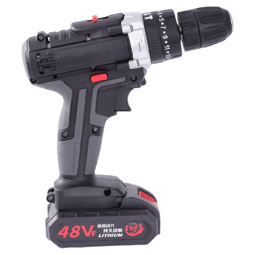 Trade Shop Traesio-avvitatore A Batteria 48v Trapano Cacciaviti Per Installazione Tv Tenda Lampadine -