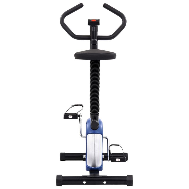vidaXL-Cyclette-Ellittica-con-Cinghia-di-Resistenza-Blu