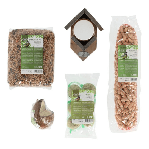 Esschert-Design-Set-Completo-di-Mangiatoie-per-Uccelli-L