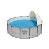 Bestway-Tettoia-per-Piscina-Fuori-Terra-Bianco