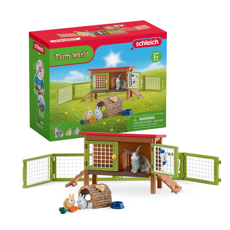 Schleich-Farm-Life-Rabbit-Hutch