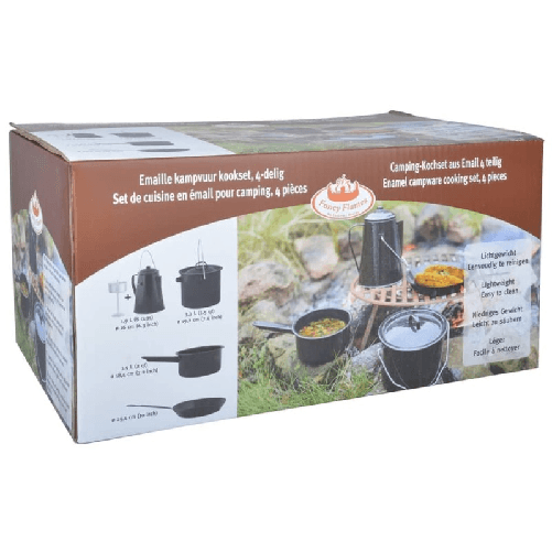Esschert-Design-Set-per-Cucinare-all-Aperto-4-Pezzi-Nero-FF215