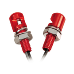 Set 2 viti con Led a luce blu - Rosso