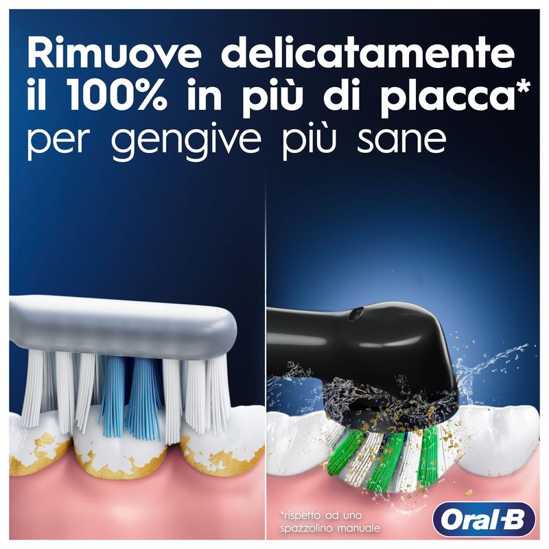 Oral-B-Spazzolino-Elettrico-Ricaricabile-Pro-3-3000-Sensore-di-Pressione-Luminoso-Batteria-a-Lunga-Durata-2-Testine-Cross-Action-1-Spazzolino-Elettrico-Nero-Idea-Regalo