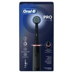 Oral-B-Spazzolino-Elettrico-Ricaricabile-Pro-3-3000-Sensore-di-Pressione-Luminoso-Batteria-a-Lunga-Durata-2-Testine-Cross-Action-1-Spazzolino-Elettrico-Nero-Idea-Regalo